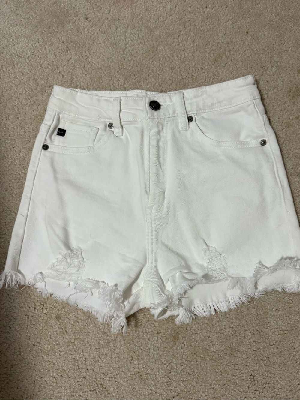 White KanCan Jean Shorts